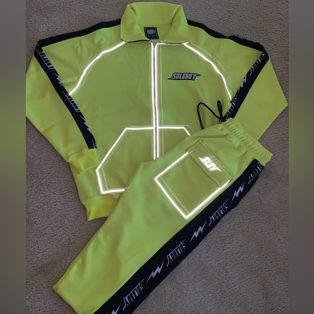 Soleboy High Voltage V2 Tracksuit (Neon Green) Gem